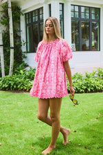 Worth Puff Sleeve Mini Dress | Cotton Voile