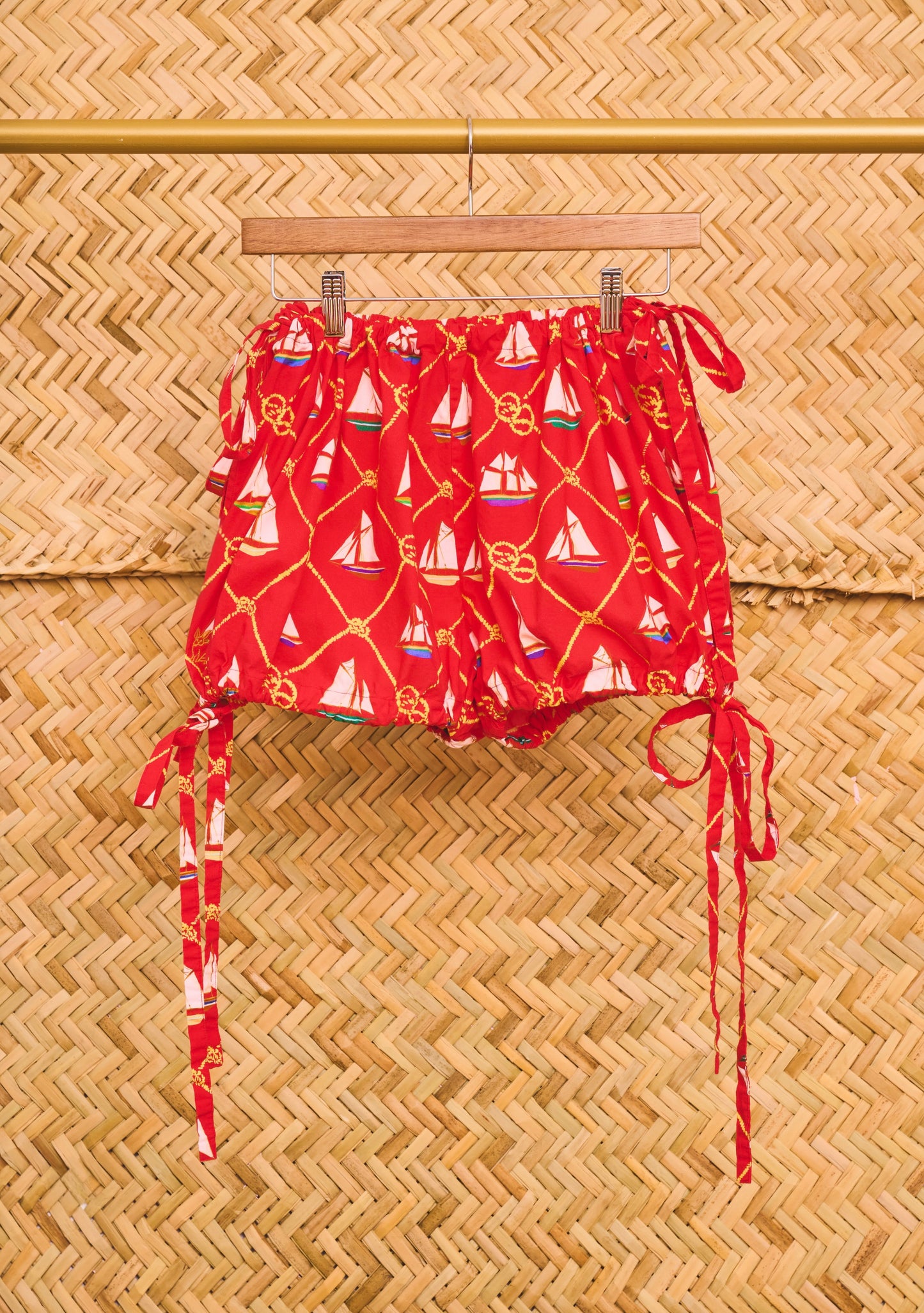 Adjustable Bubble Short | Cotton Poplin