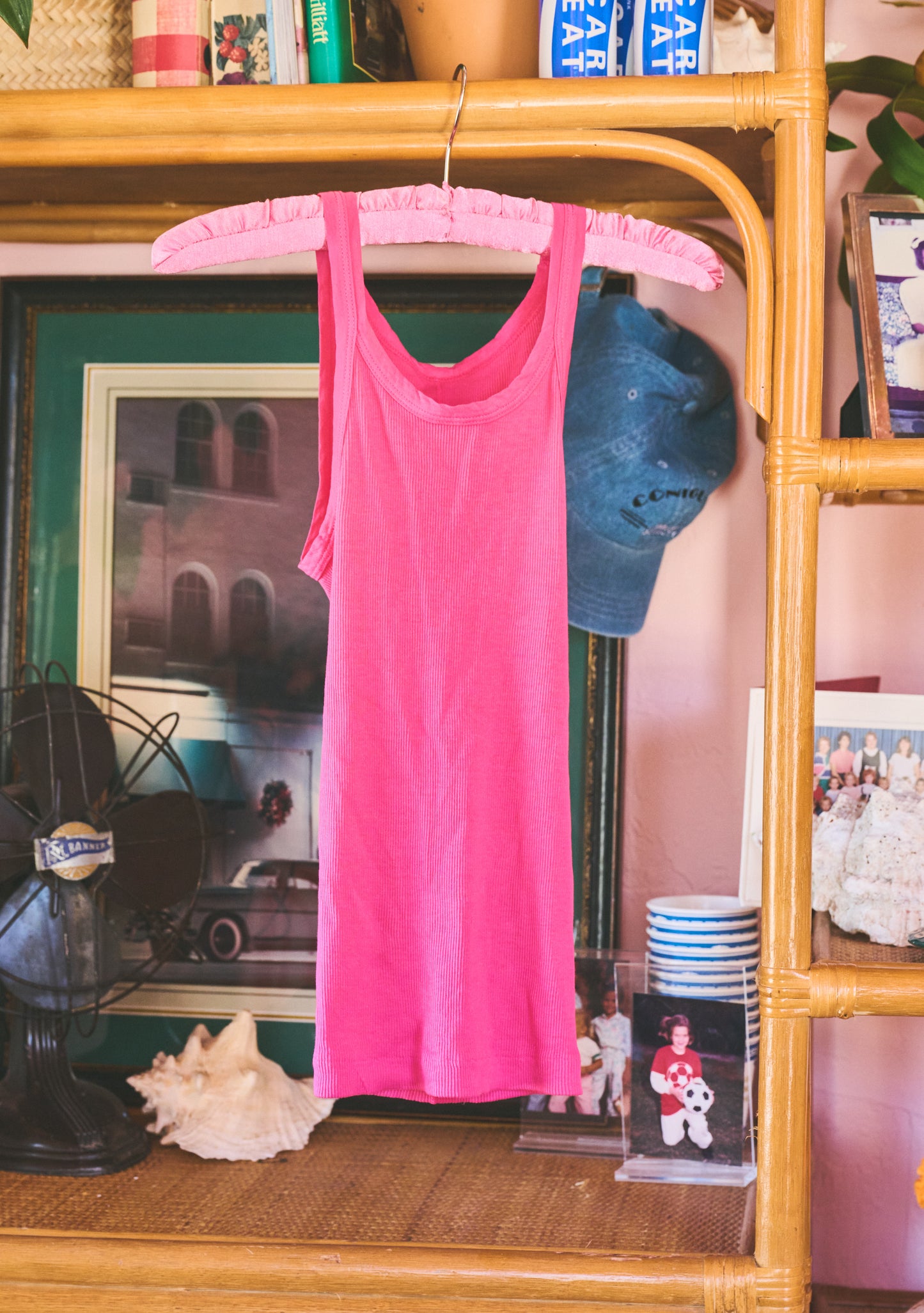 Scoop Neck Tank | Ribbed Cotton
