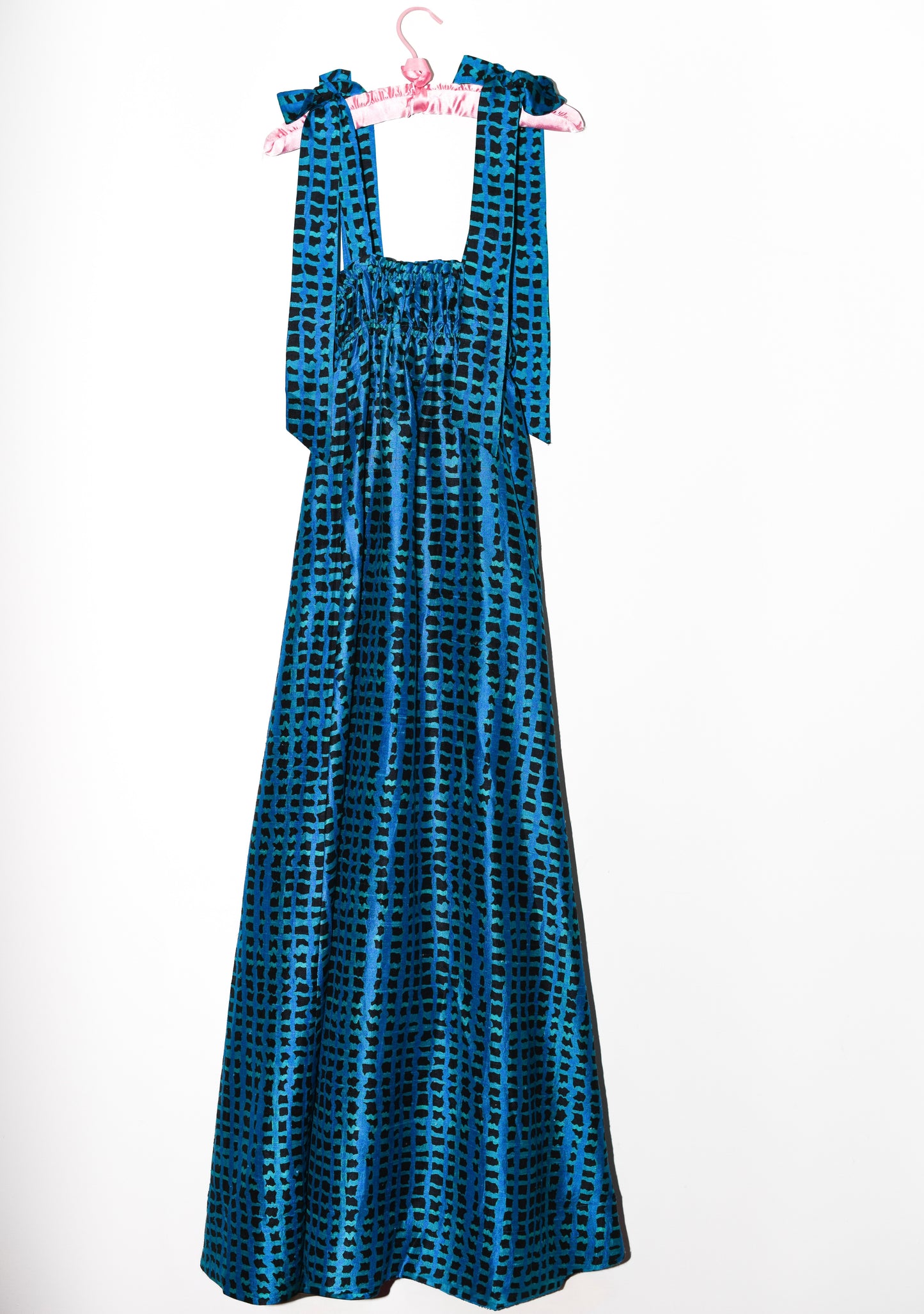 Convertible Maxi Dress | Silk Dupioni