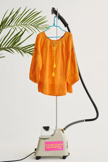 Embroidered Delray Blouse Coniglio Palm Beach