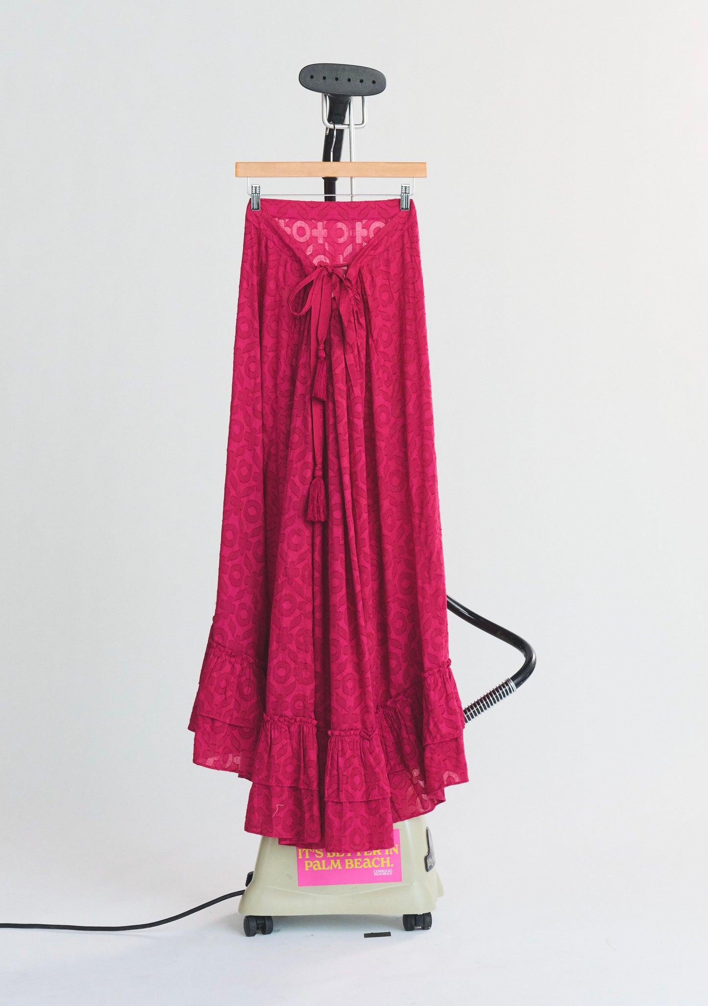 Cinch Back Maxi | Cotton Jacquard