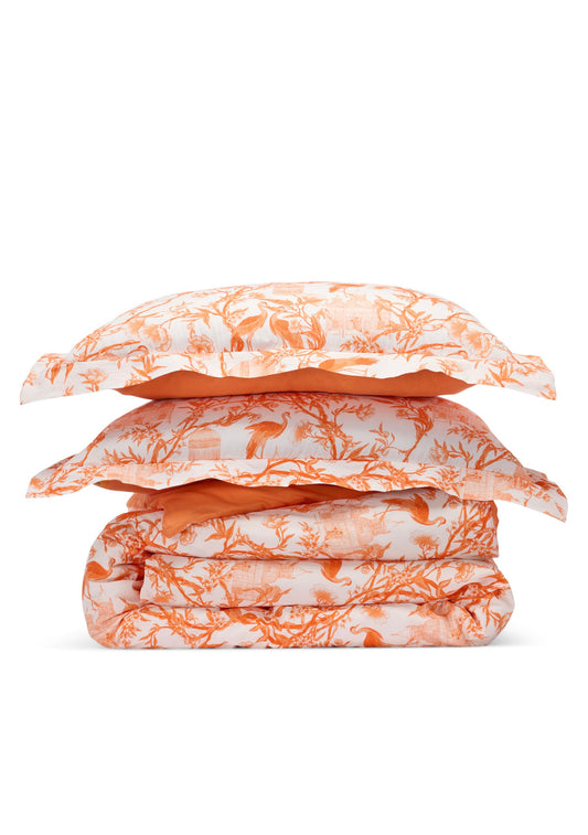 King Duvet + Sham Set | Cotton Percale