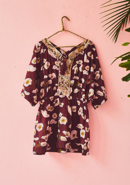 Lita Beaded Tunic | Cotton