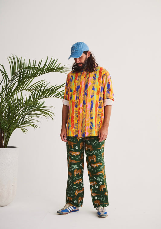 Beach Pant | Silk Dupioni