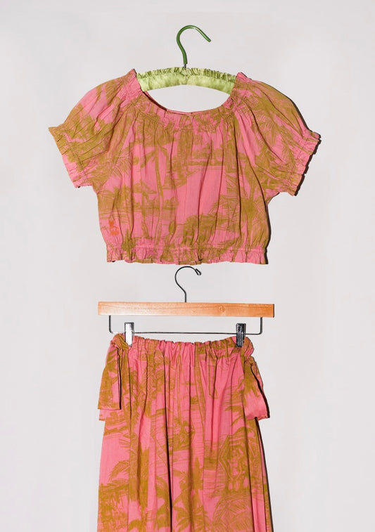 Laurie Crop Top | Medium Weight Cotton Voile