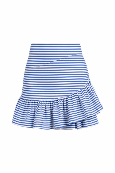 Mini Ruffle Power Pareo | Cotton Yarn Dye