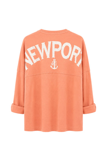 Newport Necklace Crewneck | Cotton Airbrush