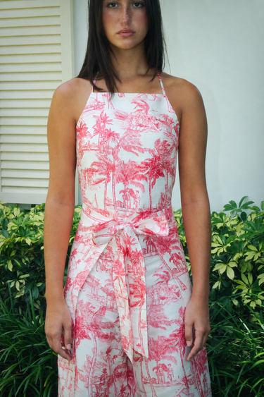 Poinciana Tank | Silk Dupioni