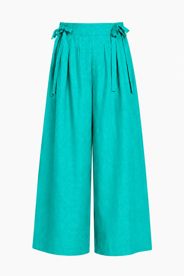 Banyan Pleated Snap Pant | Linen