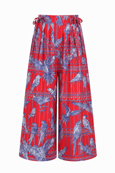 Banyan Pleated Snap Pant | Victorian Textured Cambric