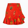 Mini Ruffle Power Pareo | Cotton Gauze - FLORIDA FRAME CORAL REEF Coniglio Palm Beach