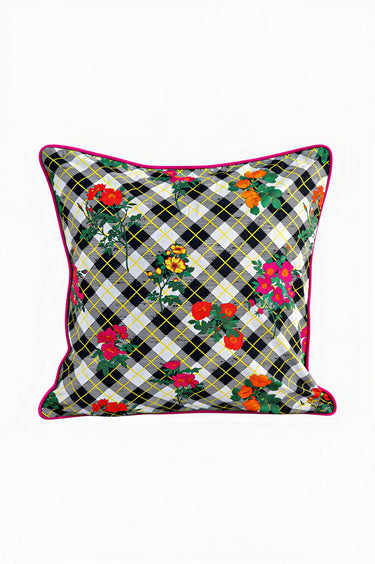 Reversible Throw Pillow | Cotton Percale