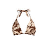 Bikini Top | Silk Habotai Coniglio Palm Beach