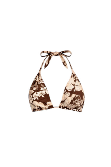 Bikini Top | Silk Habotai Coniglio Palm Beach