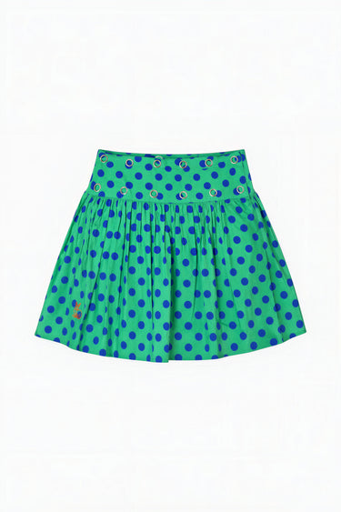 Flagpole Snap Mini Skirt | Cotton Poplin