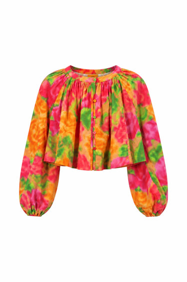 Cropped Royal Blouse | Cotton Poplin