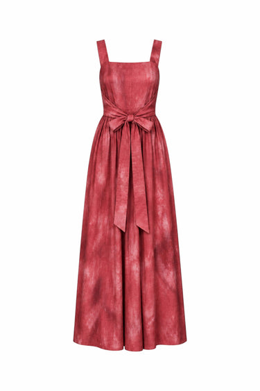 Pinafore Maxi Dress | Silk Dupioni