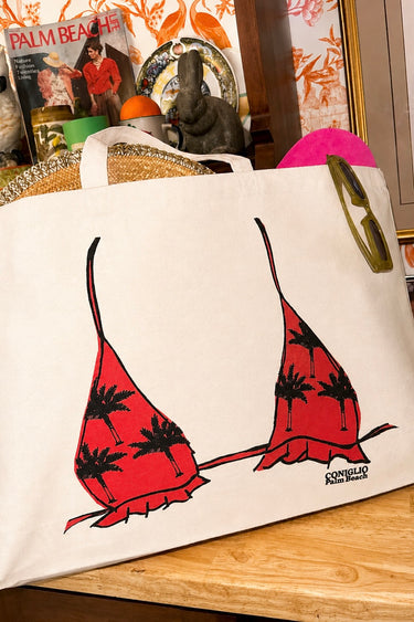 After Beach Bikini Tote | Canvas