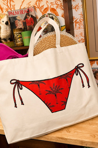 After Beach Bikini Tote | Canvas