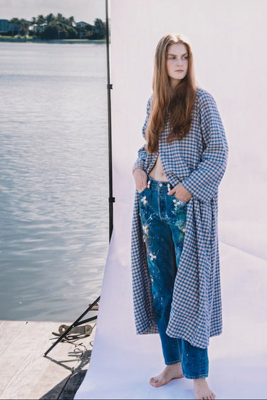 Reversible Lee Duster | Brushed Flannel Patchwork