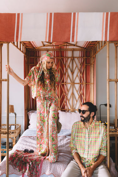 Seaview Scarf | Cotton Voile Coniglio Palm Beach