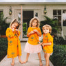 Kids Rye Double Breasted Tunic | Cotton Gauze Coniglio Palm Beach