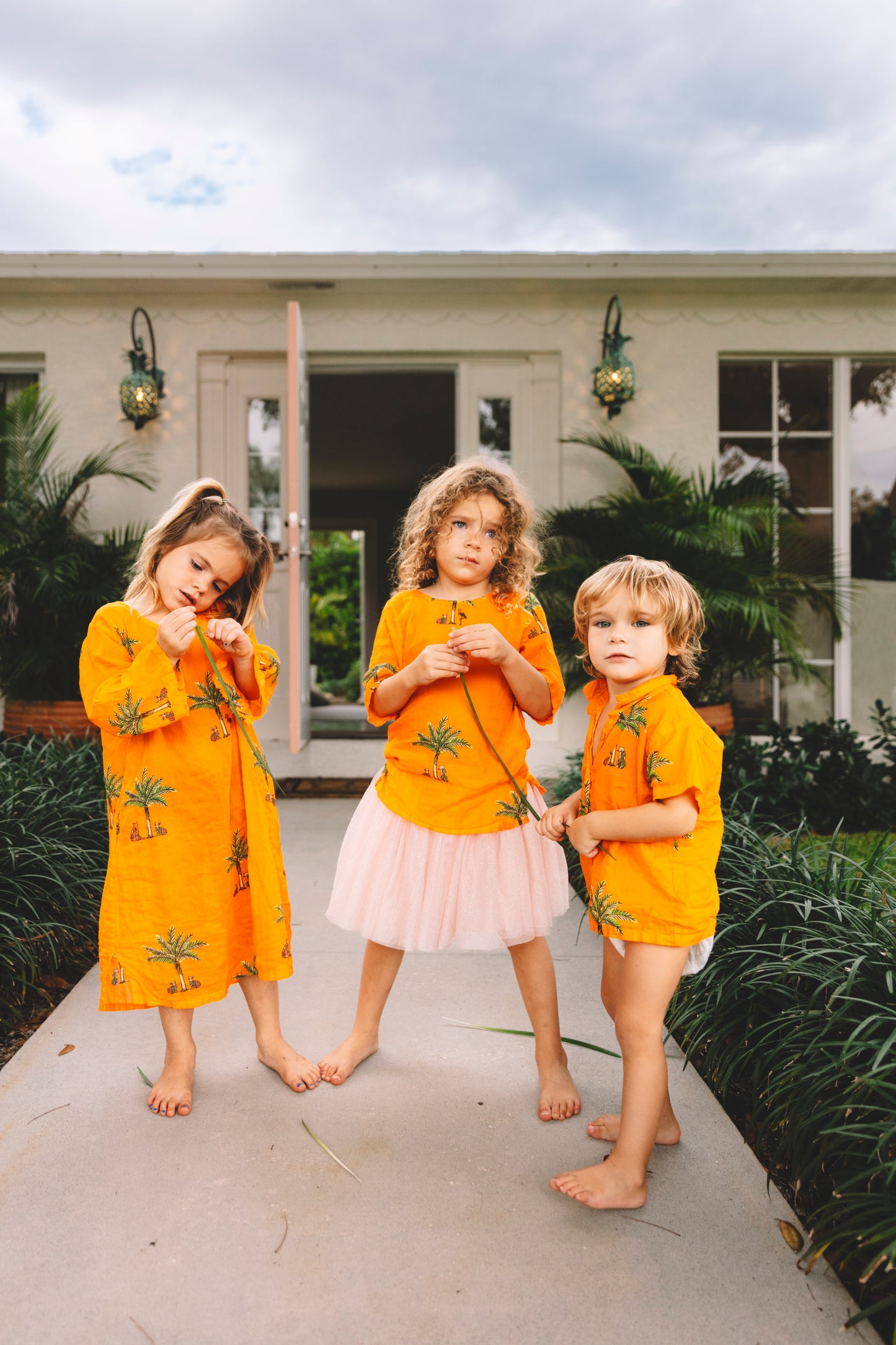 Kids Rye Double Breasted Tunic | Cotton Gauze