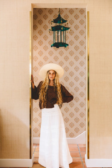Eve Jacket w/ Frogs | Linen