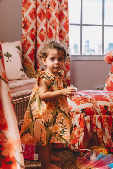 Kids Willa Mini Dress | Cotton Cambric