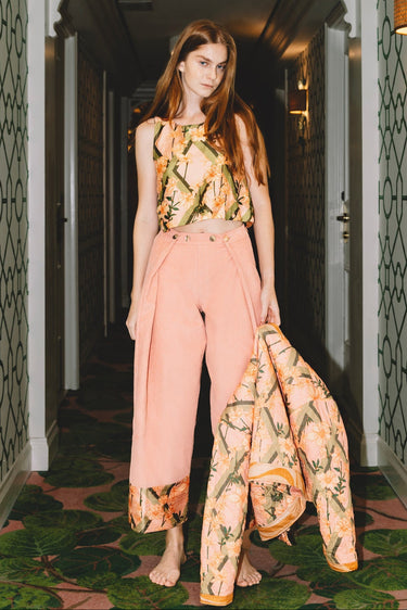 Palmo Tank | Silk Dupioni