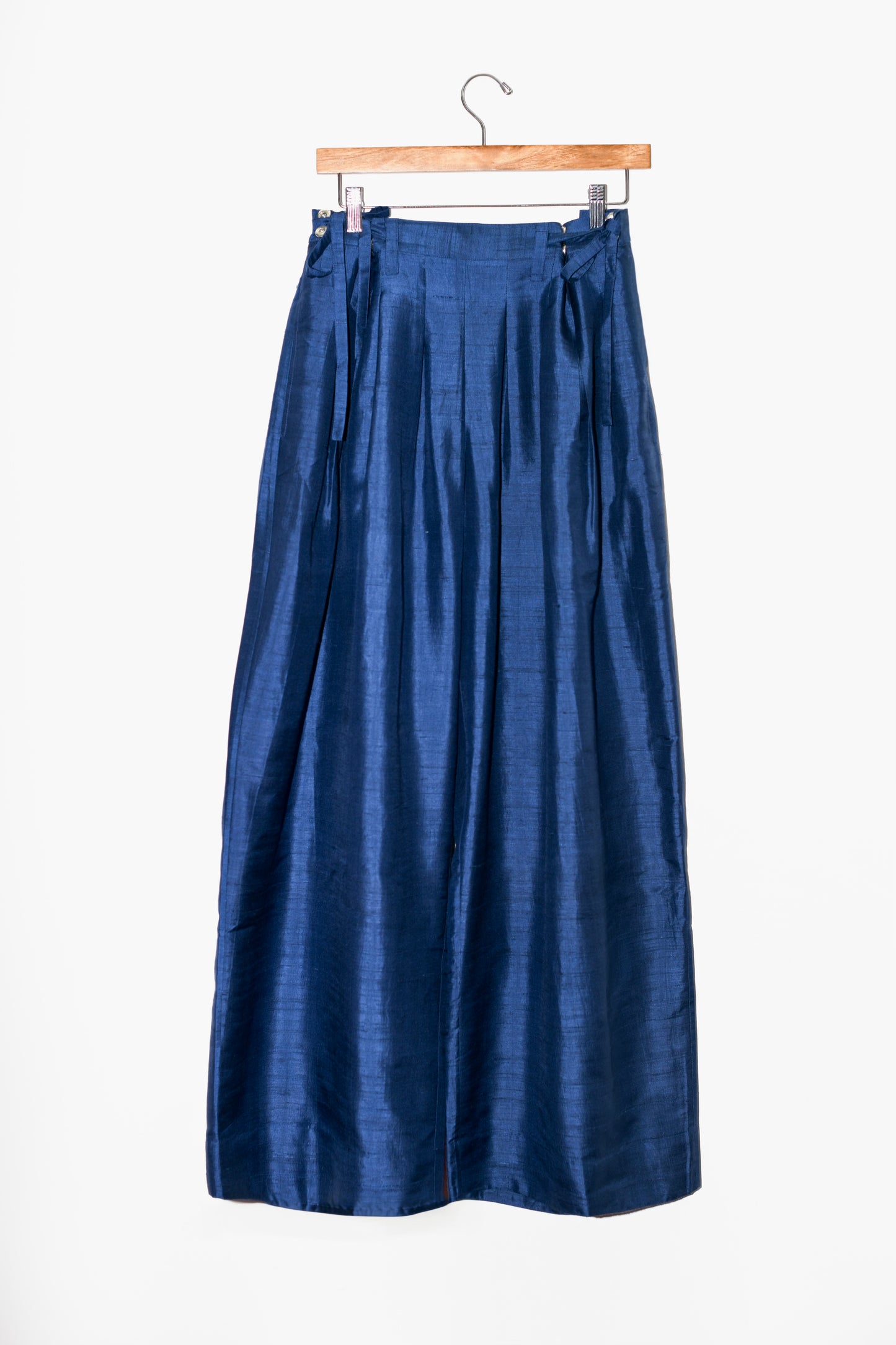 Banyan Pleated Snap Pant | Silk Dupioni