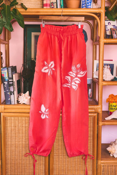 Beach Pant | Embroidered Cotton Coniglio Palm Beach
