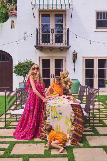 Convertible Maxi Dress | Silk Dupioni Coniglio Palm Beach