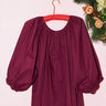 Shirred Half Placket Blouse | Cotton Poplin Coniglio Palm Beach