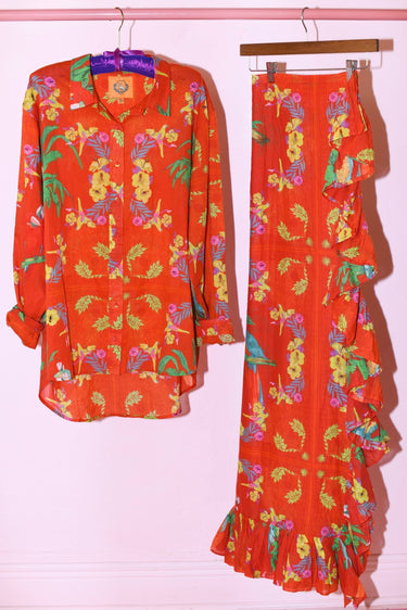 Classic Button Down | Cotton Voile Coniglio Palm Beach