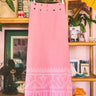 Flagpole Snap Midi Skirt | Linen Coniglio Palm Beach