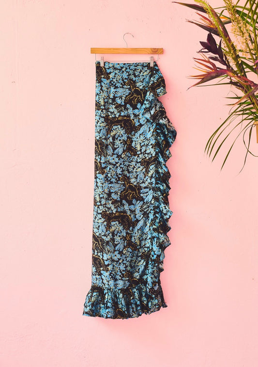 Classic Ruffle Power Pareo™ | Viscose Satin