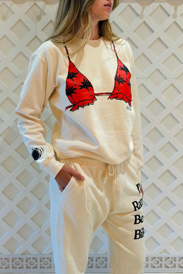 After Beach Bikini Crew Neck | Cotton Jersey