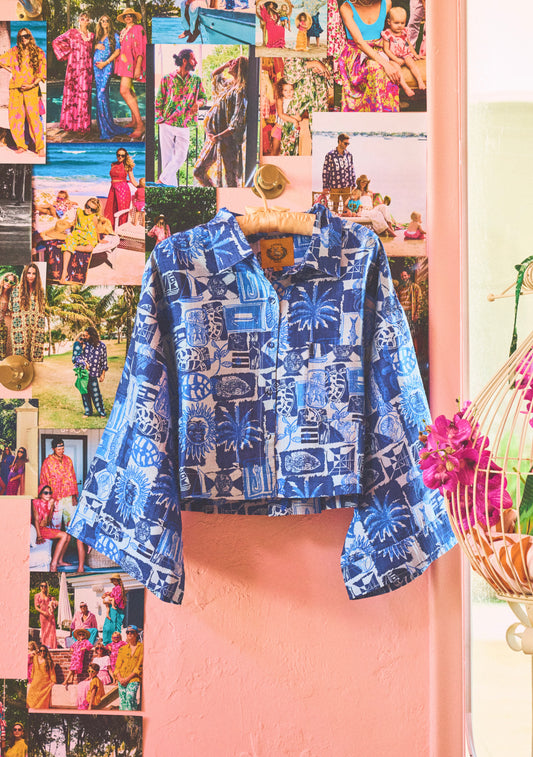 Everglades Crop Top | Silk Dupioni