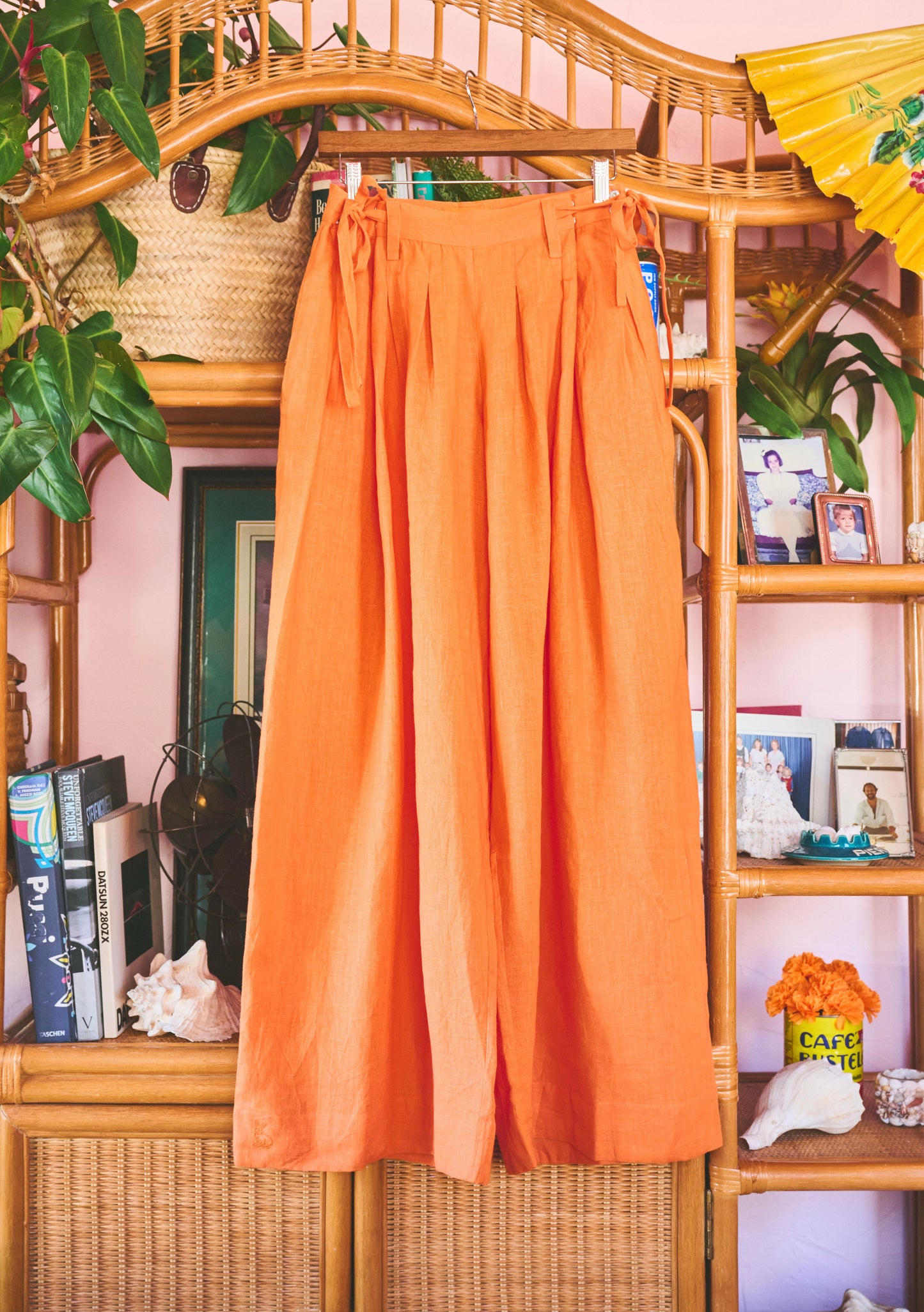 Banyan Pleated Snap Pant  | Linen
