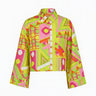 Everglades Crop Top | Silk Dupioni Coniglio Palm Beach