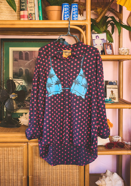 Business Casual | Classic Button Down with Screen Printing