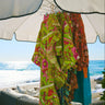 Ruffle Power Pareo™  | Silk Dupioni Coniglio Palm Beach