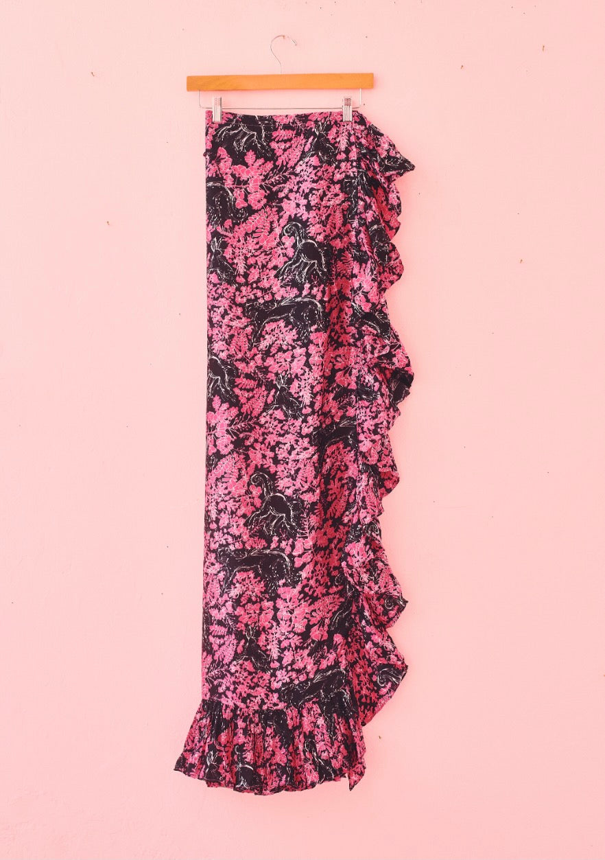 Classic Ruffle Power Pareo™ | Viscose Satin