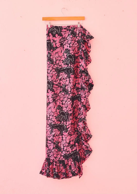 Classic Ruffle Power Pareo™ | Viscose Satin