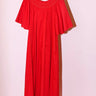 Smocked Neck Flutter Sleeve Midi Dress | Cotton Poplin Coniglio Palm Beach