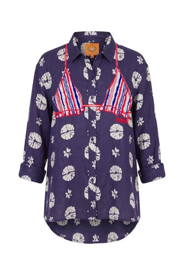 Business Casual Button Down | Cotton Linen Coniglio Palm Beach
