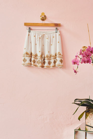 Swing Micro Mini Skirt | Silk Coniglio Palm Beach