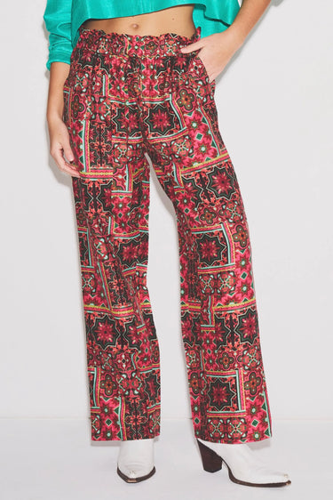 Beach Pant | Silk Dupioni Coniglio Palm Beach